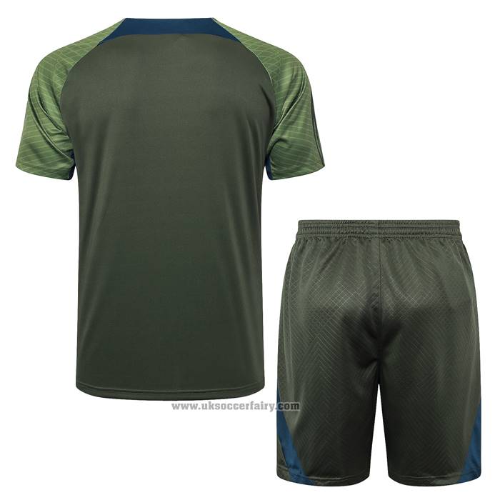 Tracksuit Paris Saint-Germain Jordan Short Sleeve 2024-2025 Green - Shorts